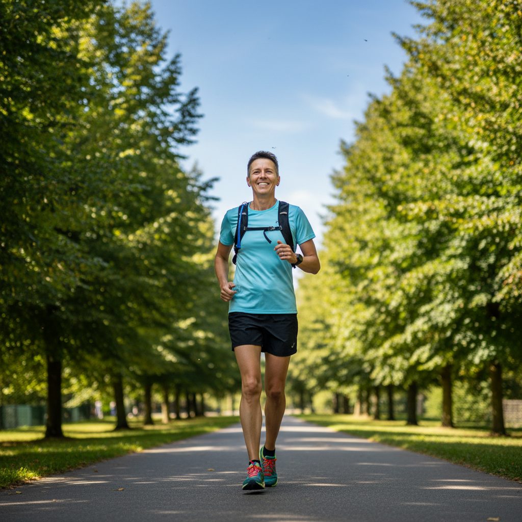 Visual representation of active metabolic transformation and improved health outcomes through peptide therapy.