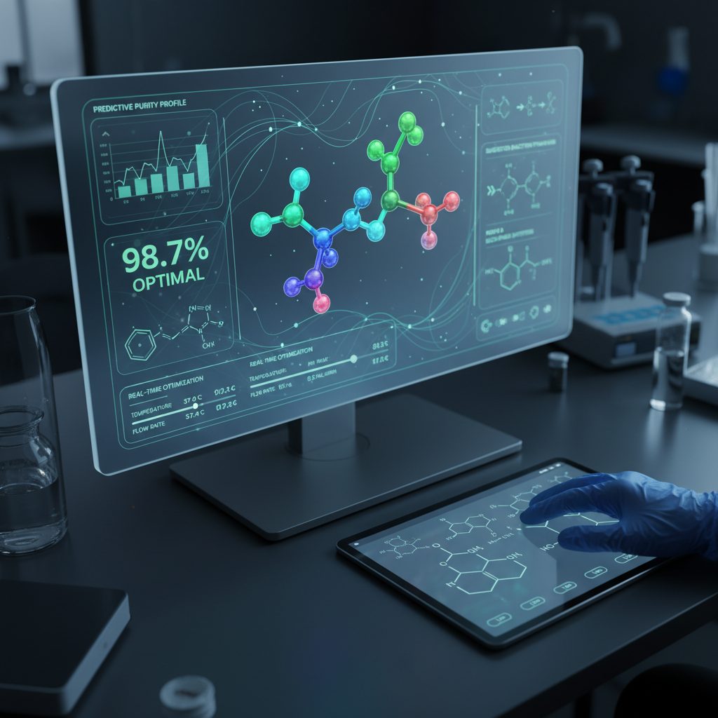 Peptide CDMO 2.0 Continuous Flow Manufacturing Process Diagram”