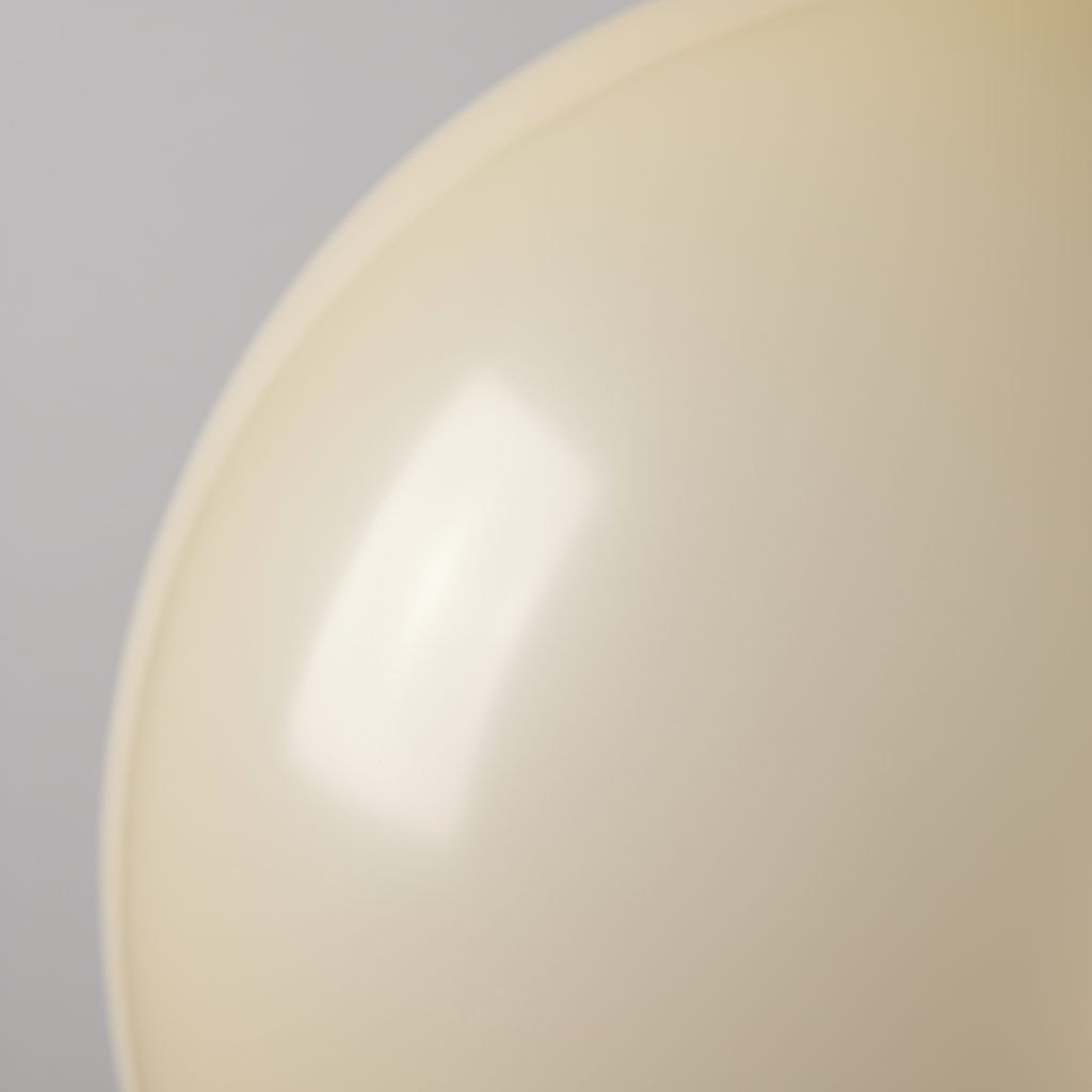 A side-by-side image showing a deflated, wrinkled balloon next to an inflated, smooth balloon, illustrating how collagen plumps up skin to reduce wrinkles.