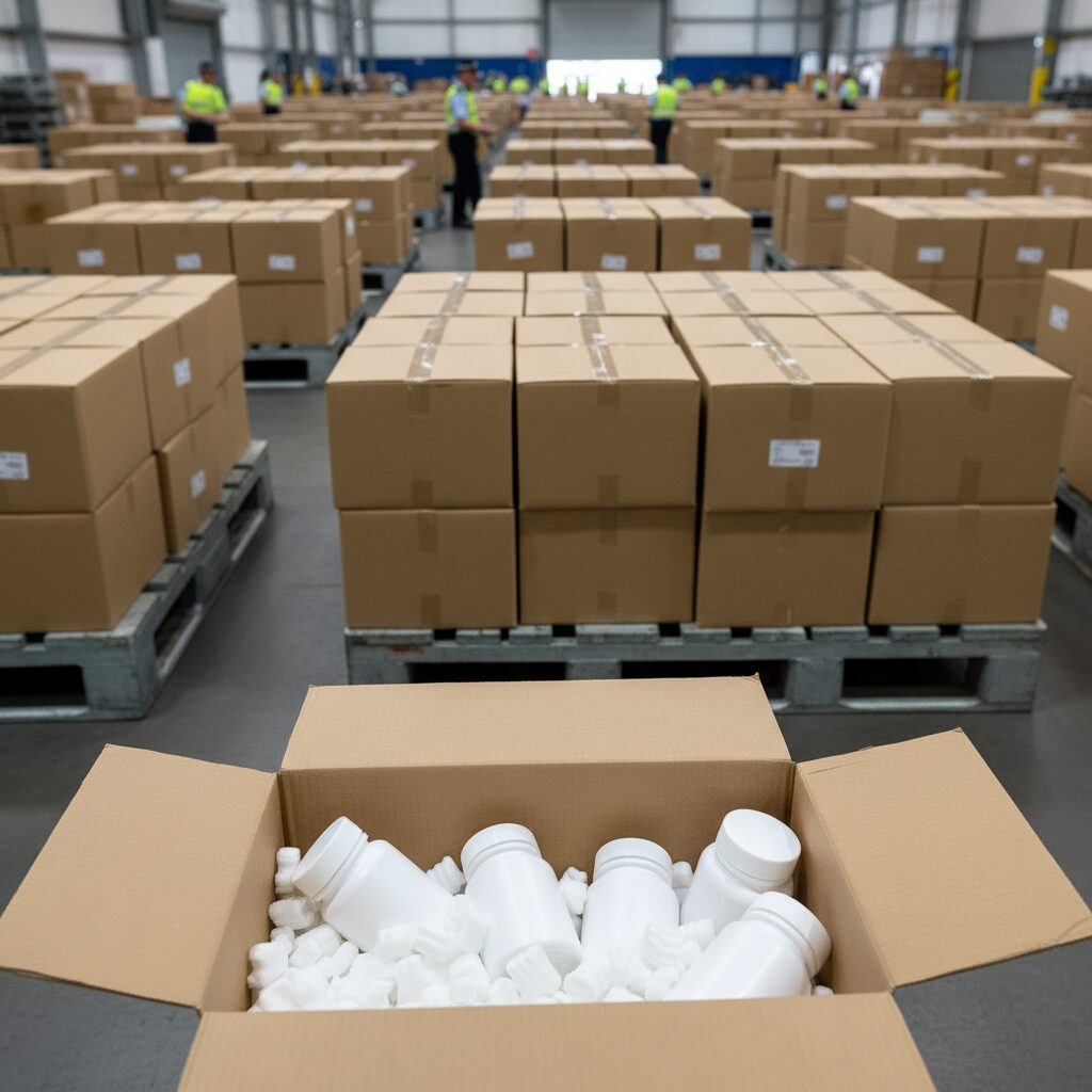 Cargo interception at a warehouse by customs