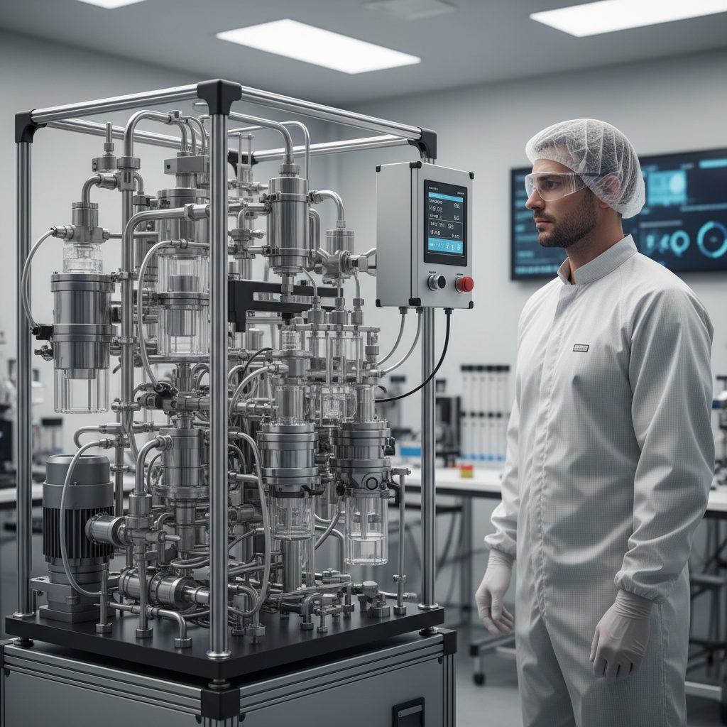 Continuous Flow Peptide Manufacturing System