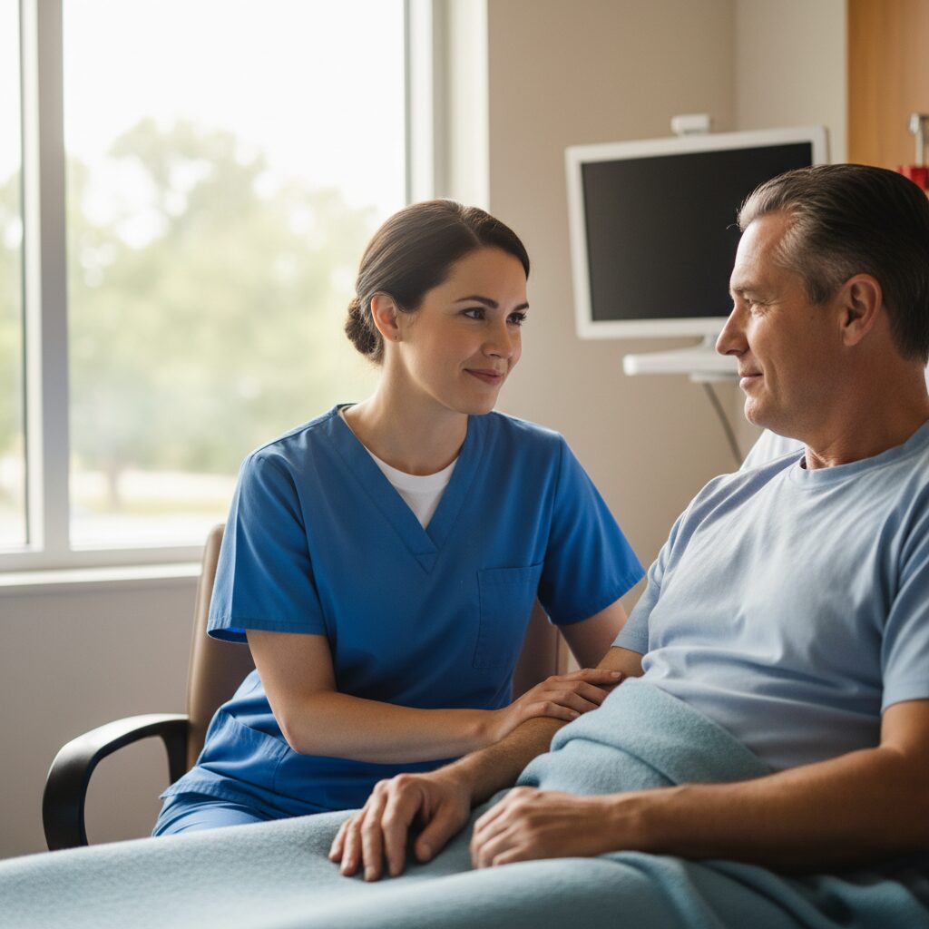 PRRT Small Bowel NETs treatment mechanism illustration