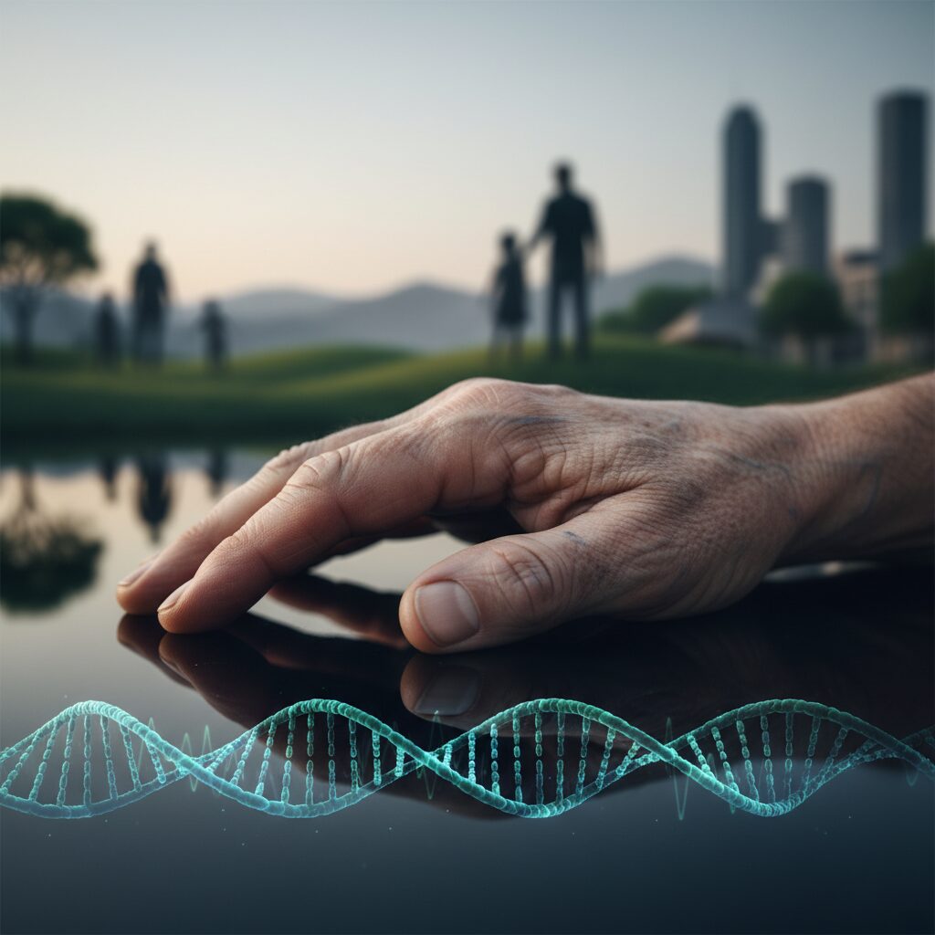 A visual representation of an individual's unique immune system blueprint, highlighting various influencing factors like age, genetics, and environment.