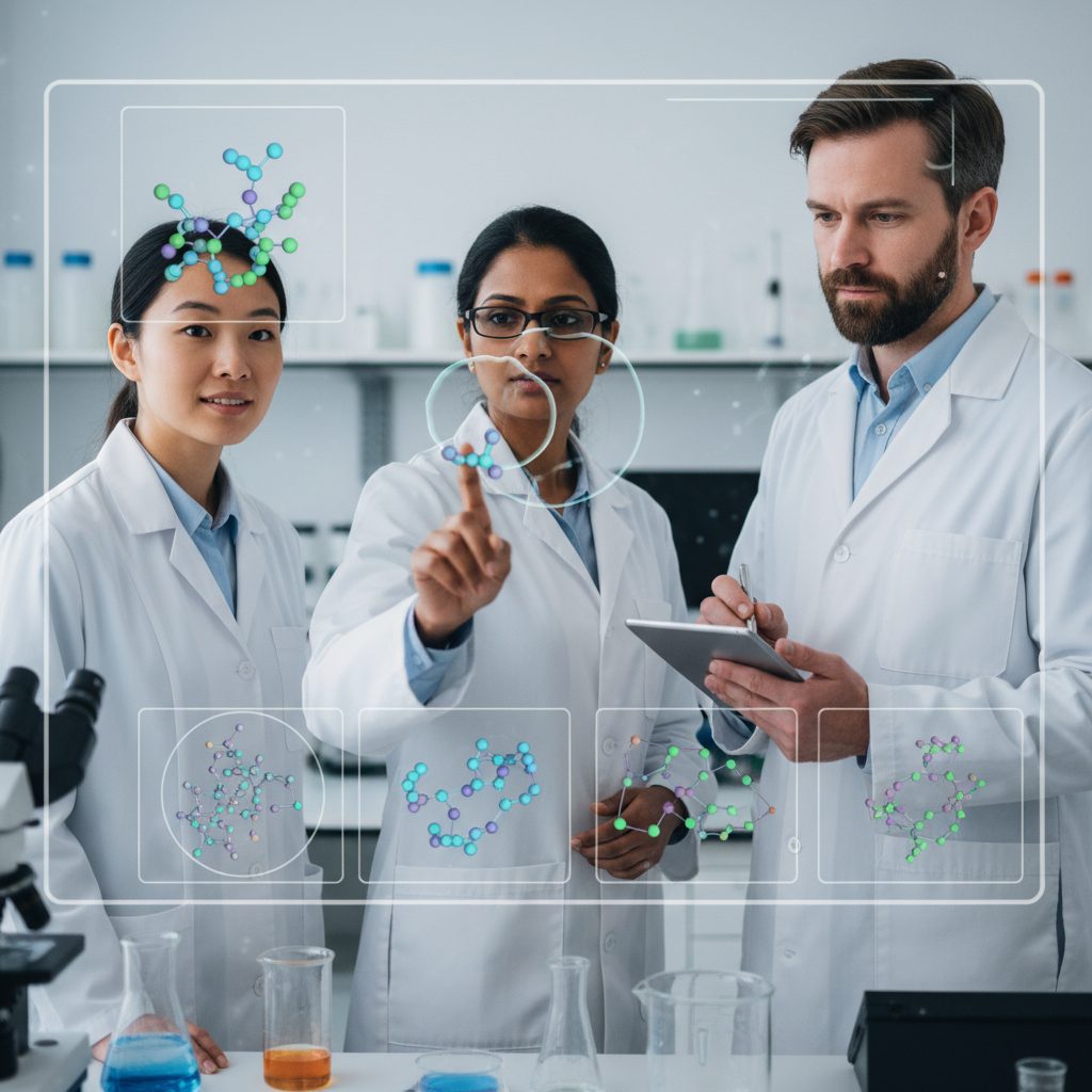 Scientists researching lariat peptides