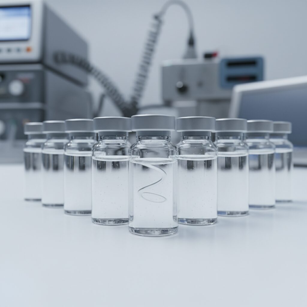 Sterile lab vials for research