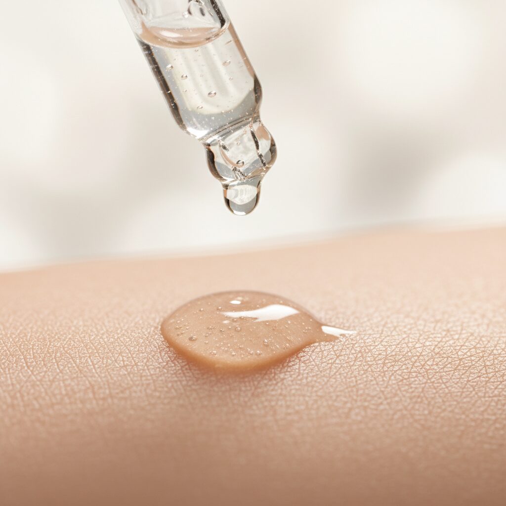 Topical Serum Application Unlocking a Brighter Glow with NAD+ and Peptides