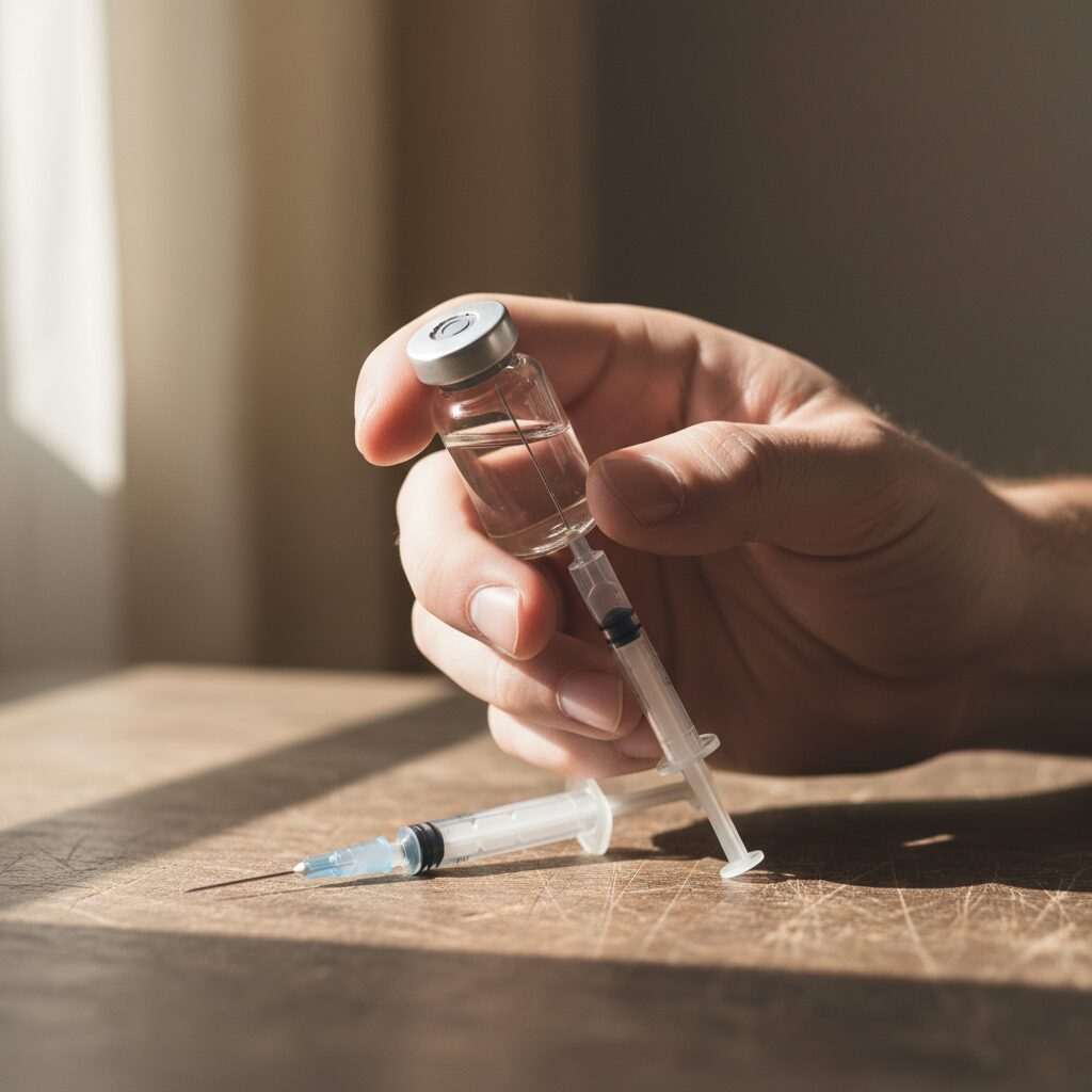 Unverified self-injection of unregulated peptides New Zealand peptide regulations