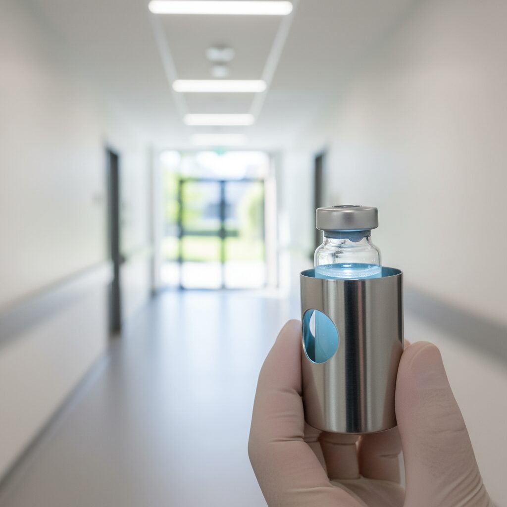 Peptide Receptor Radionuclide Therapy for Small Bowel Neuroendocrine Tumors treatment mechanism illustration